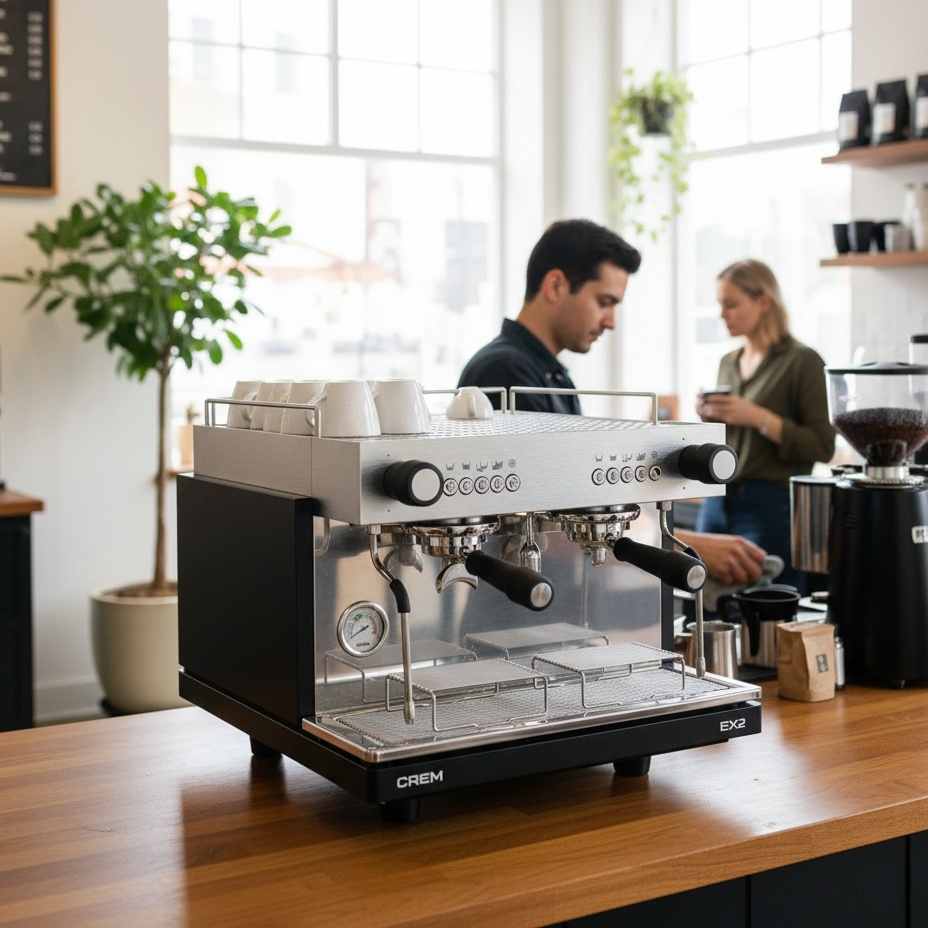 EX2 2 Group Tall Compact Commercial Coffee Machine
