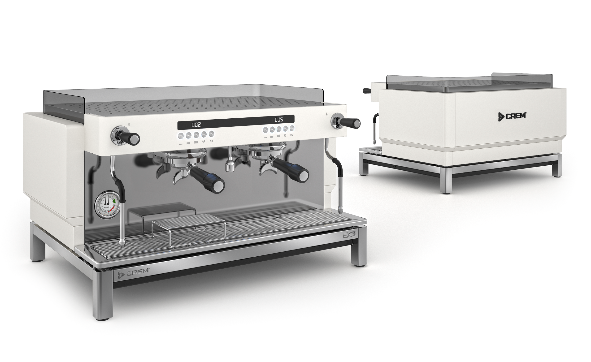 EX3 2 Group Tall Display PID Commercial Coffee Machine