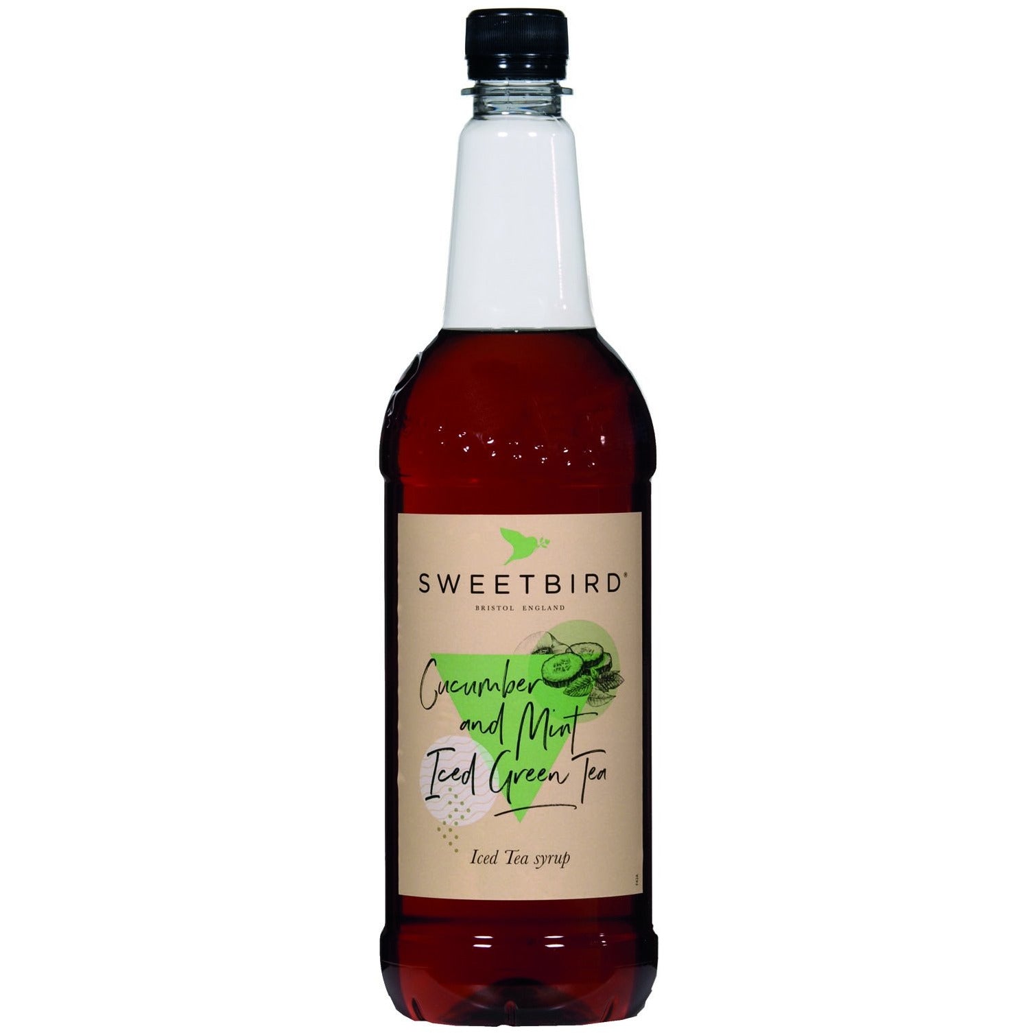 Sweetbird Cucumber & Mint Iced Green Tea Syrup 1 Litre