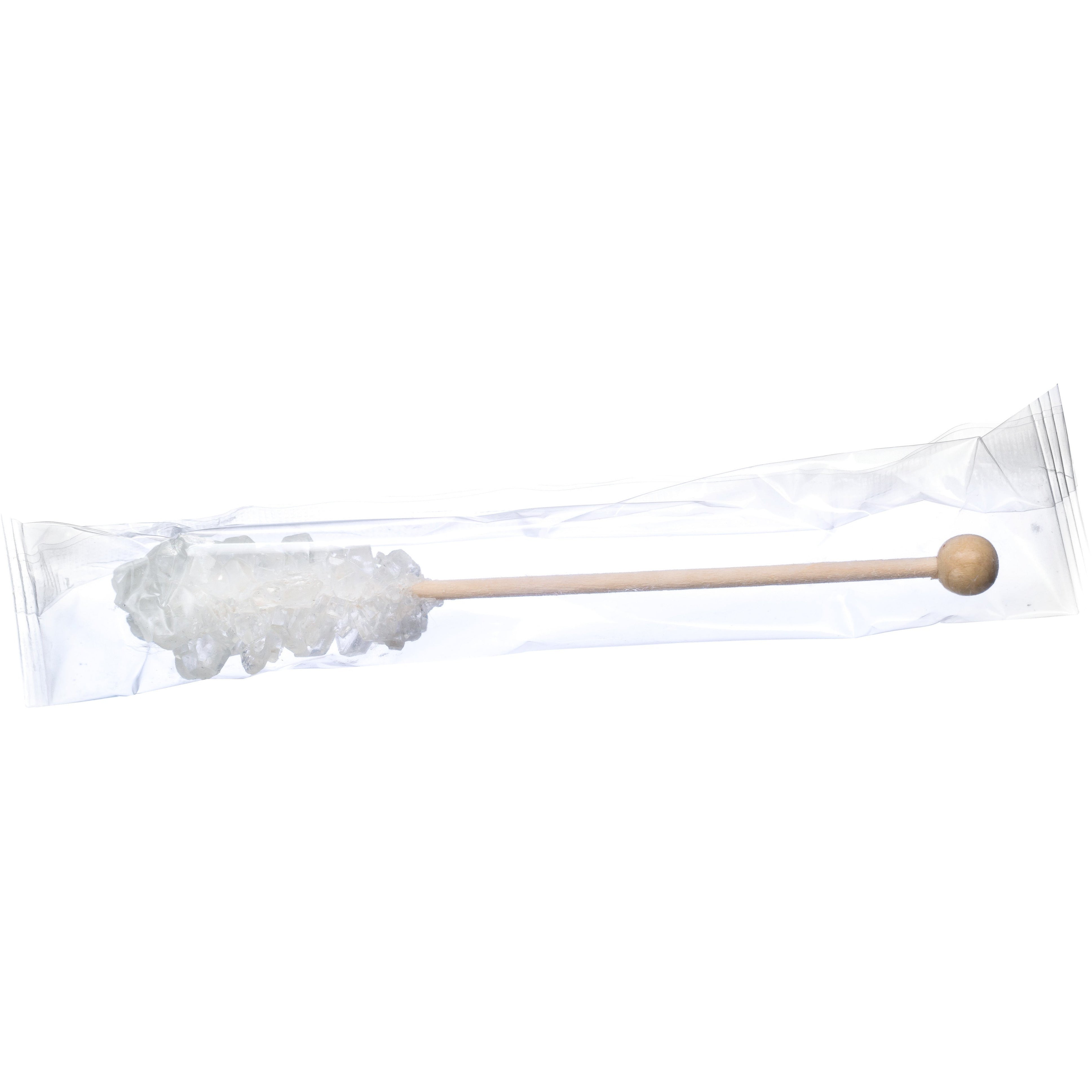 White Swizzle Sticks Individually Wrapped - Case of 100