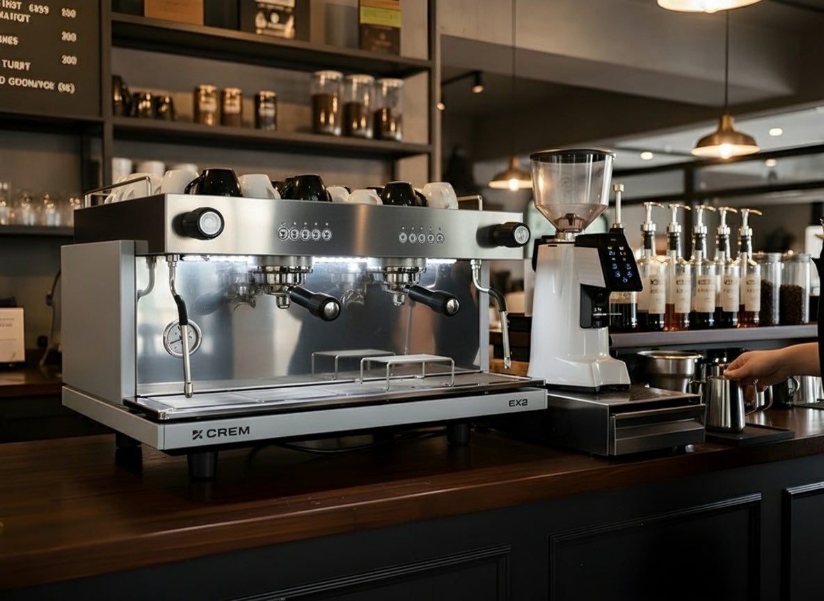 EX2 Tall 2 Group Coffee Machine Package