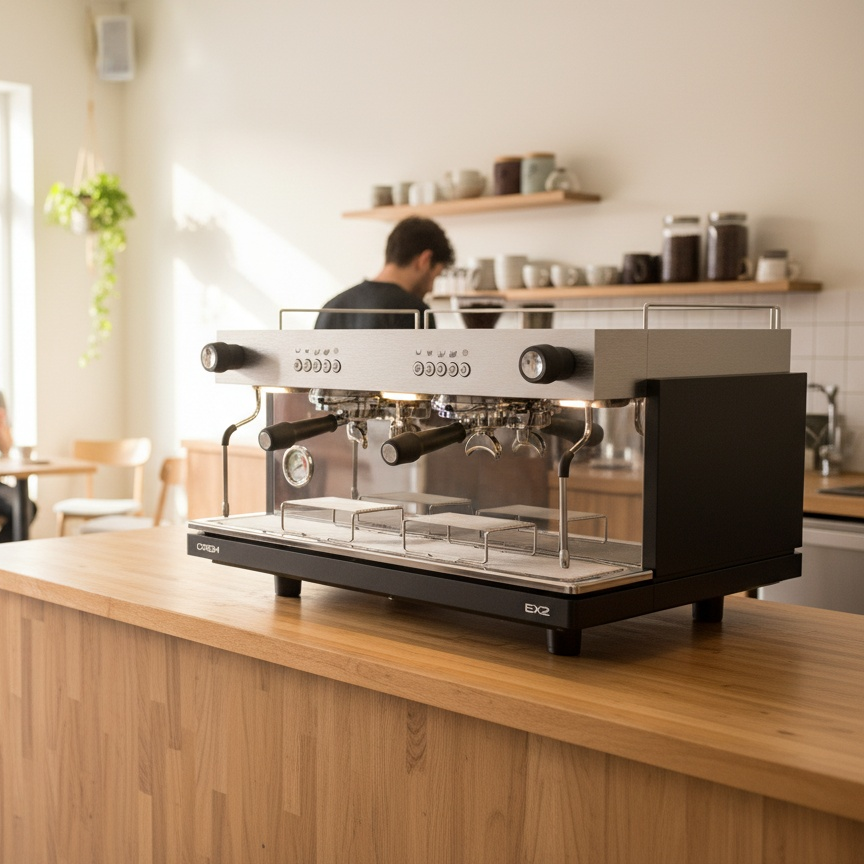 EX2 Tall 2 Group Commercial Coffee Machine