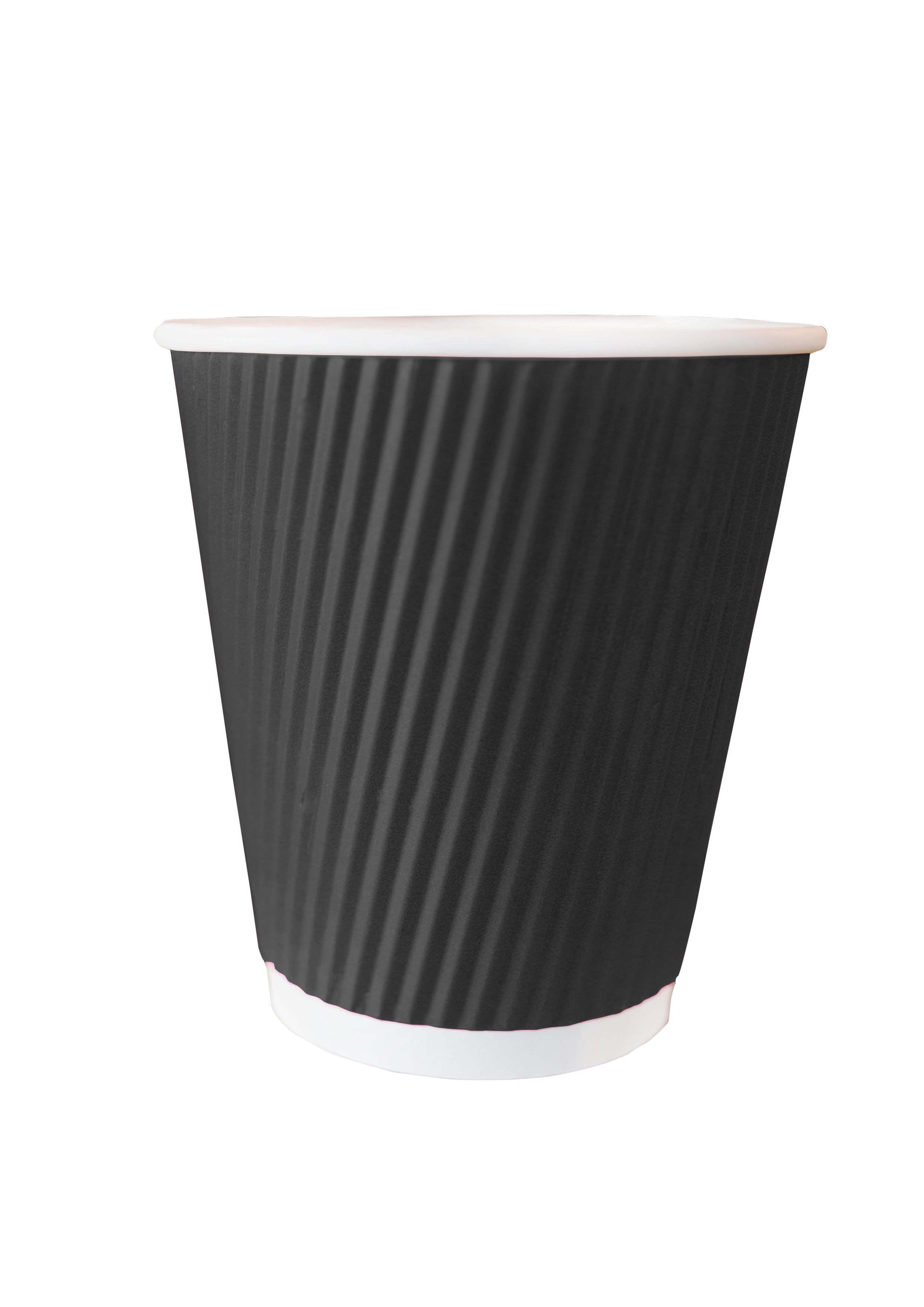 Ripple Coffee Cup Black 8oz