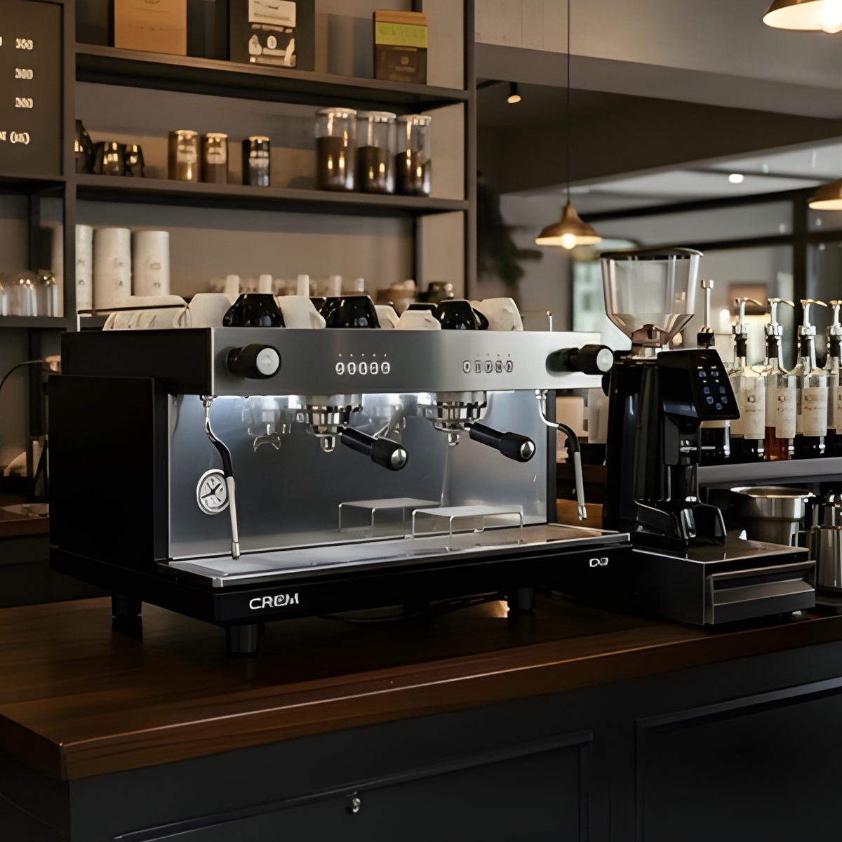 EX2 Tall 2 Group Coffee Machine Package