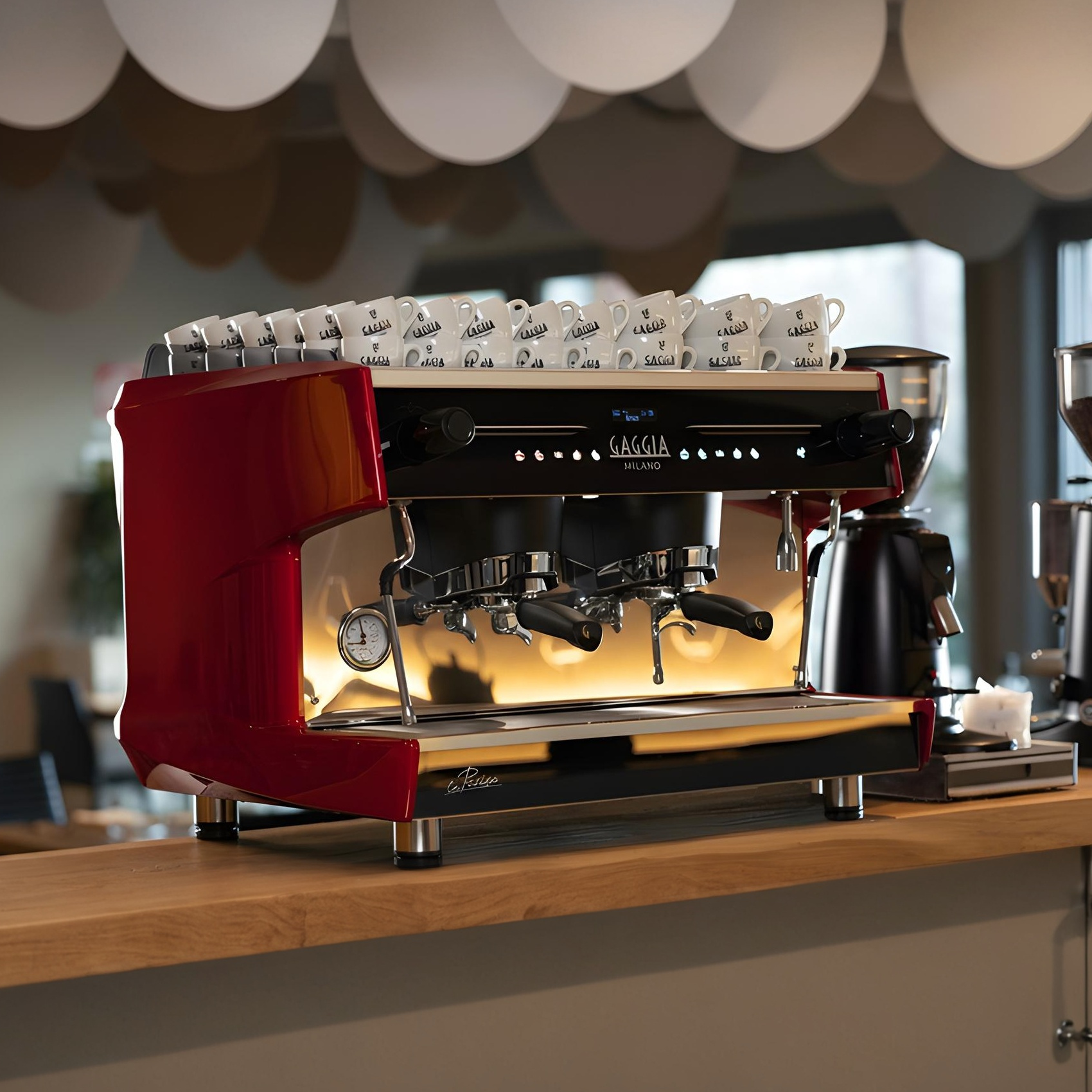 Gaggia La Precisa Tall 2 Group Espresso Machine