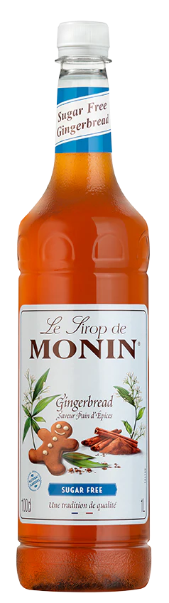 Monin Sugar Free Gingerbread Syrup 1 litre