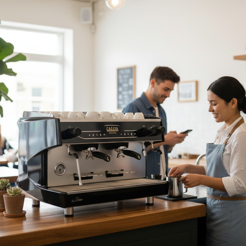 Gaggia La Decisa Tall 2 Group Espresso Machine
