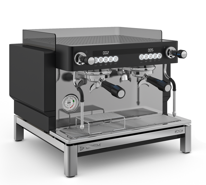 EX3 Mini 2 Group Tall Display Commercial Coffee Machine Verde Coffee