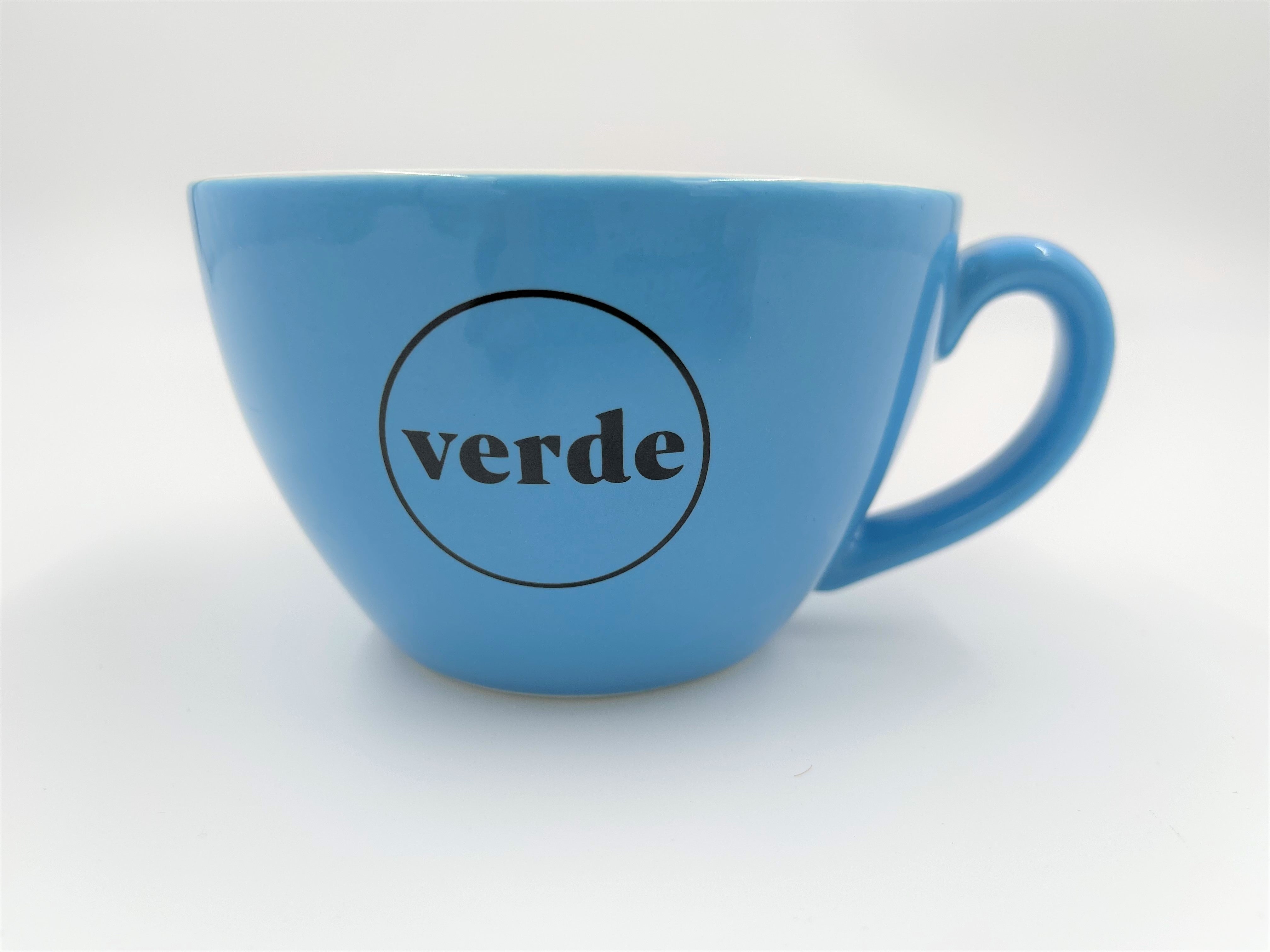 Cappuccino Cup Verde Blue 12oz