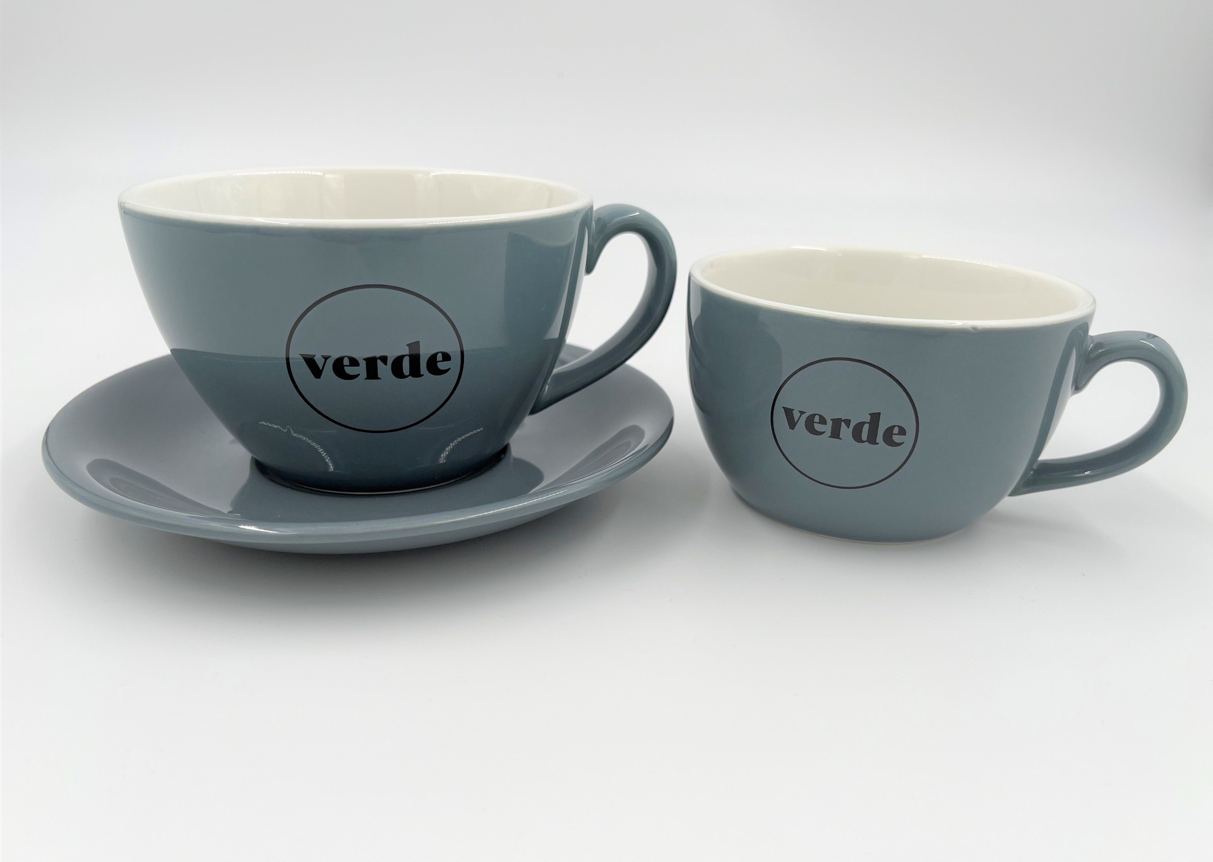 Cappuccino Cup Verde Grey 12oz