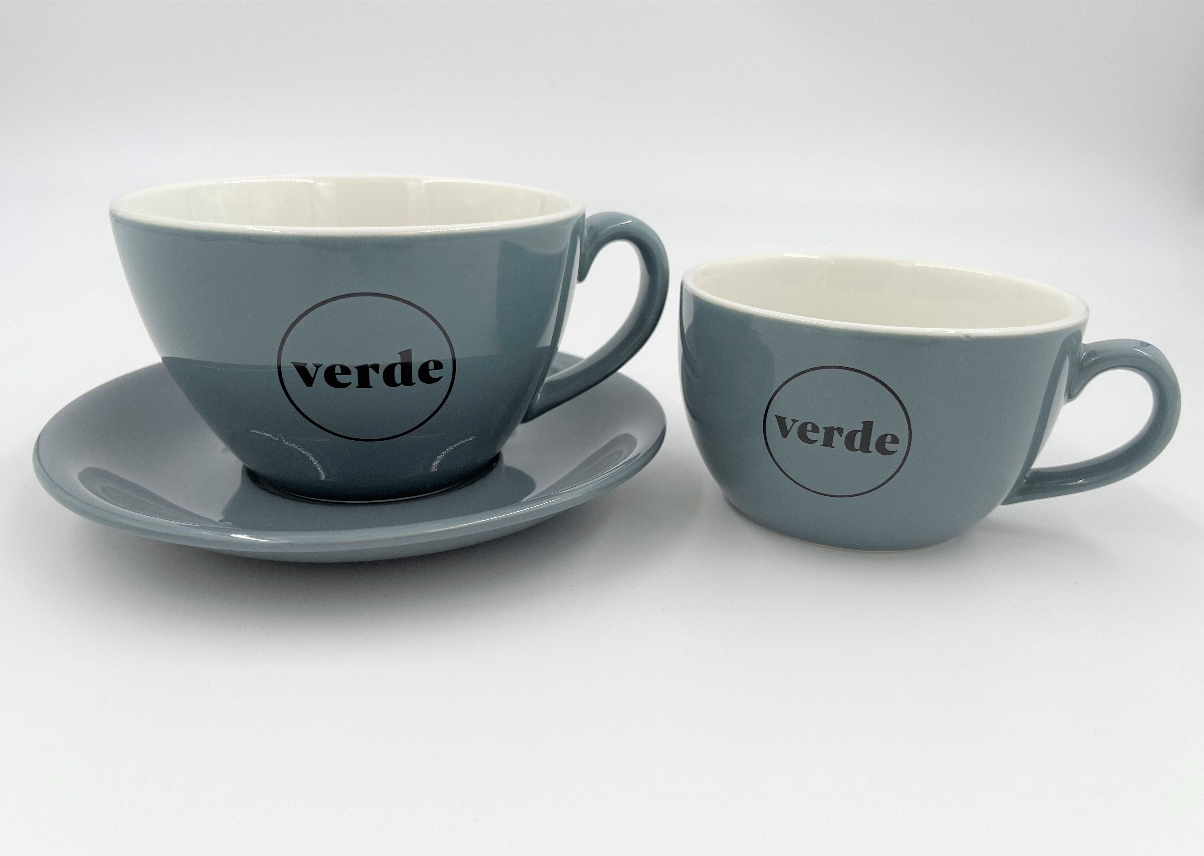 Cappuccino Cup Verde Grey 9oz