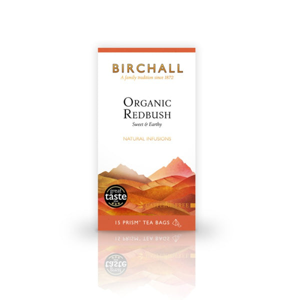 Birchall Organic Redbush - 15 Prism Tea Bags 50% Discount