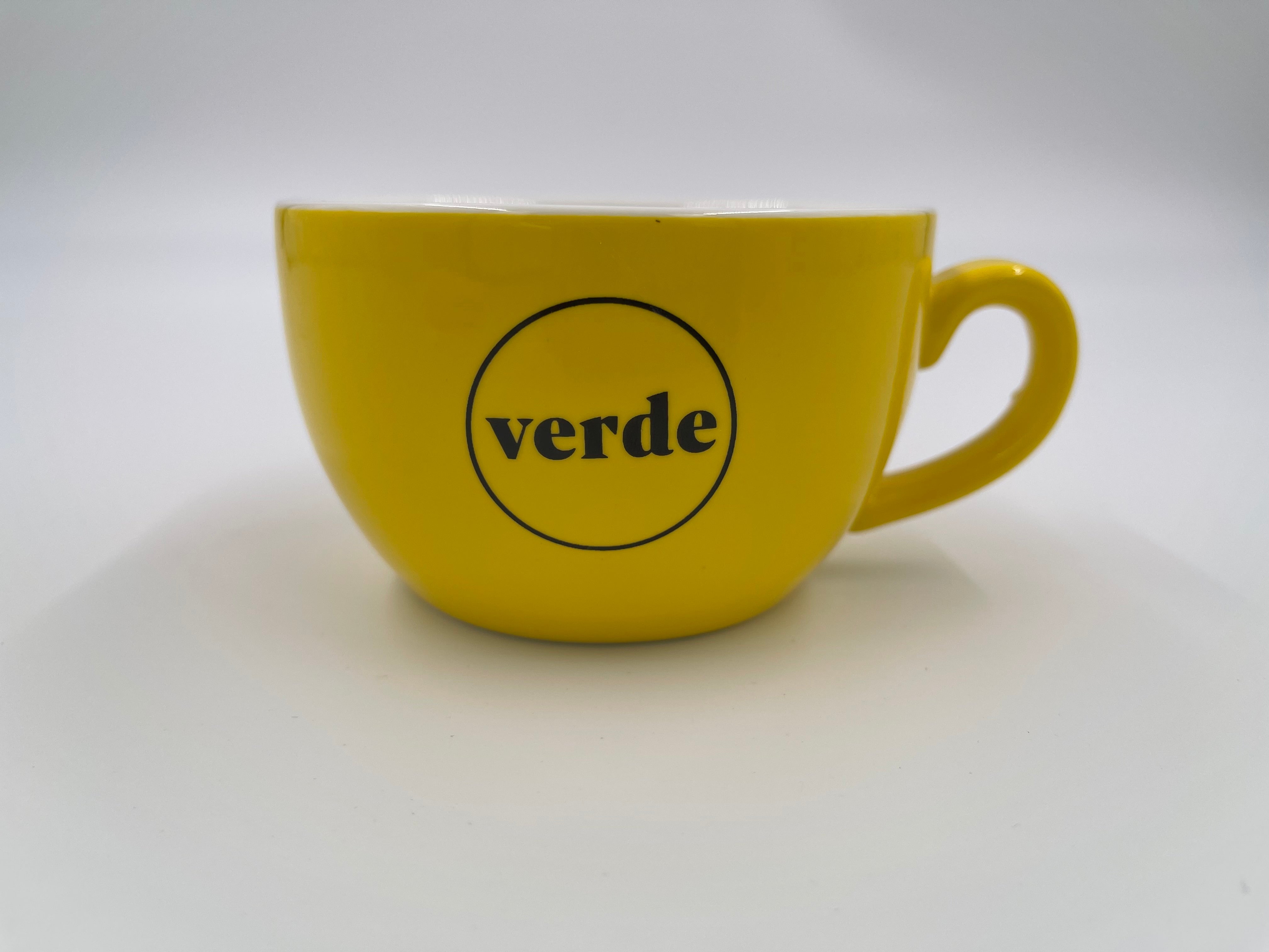 Cappuccino Cup Verde Yellow 9oz