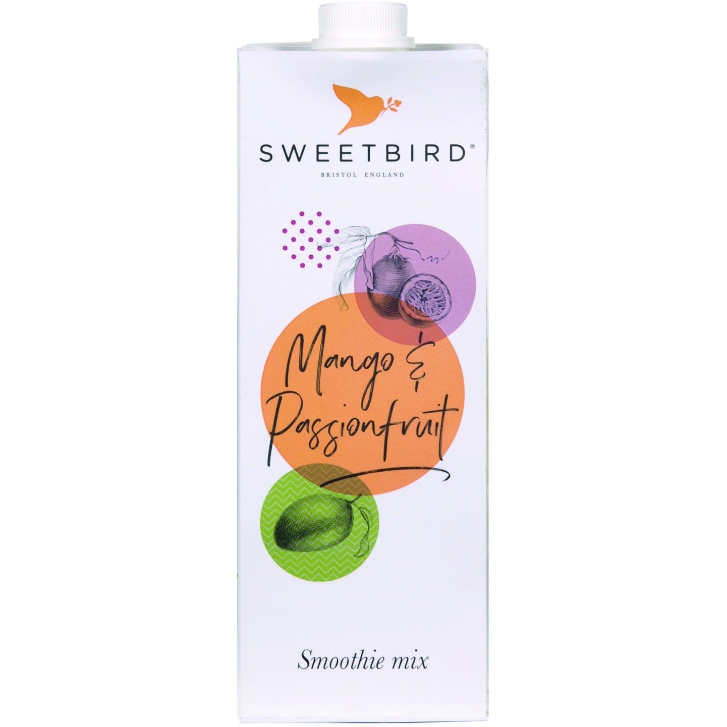 Sweetbird Mango and Passionfruit Smoothie 1 Ltr