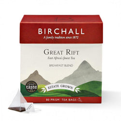 Birchall Great Rift Breakfast Blend - 80 Prism Tea Bags