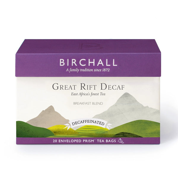 Birchall Great Rift Decaf - 20 Enveloped Prism Tea Bags RFA