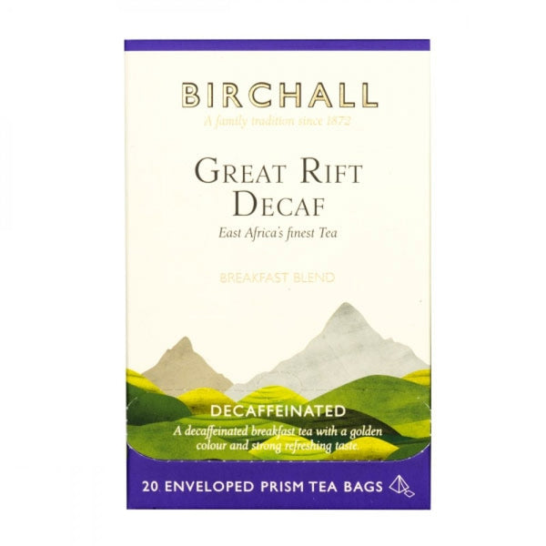 Birchall Great Rift Decaf 20 Enveloped Prism Tea Bags