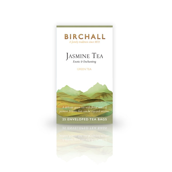 Birchall Jasmine Tea 25 Tagged & Enveloped Tea Bags