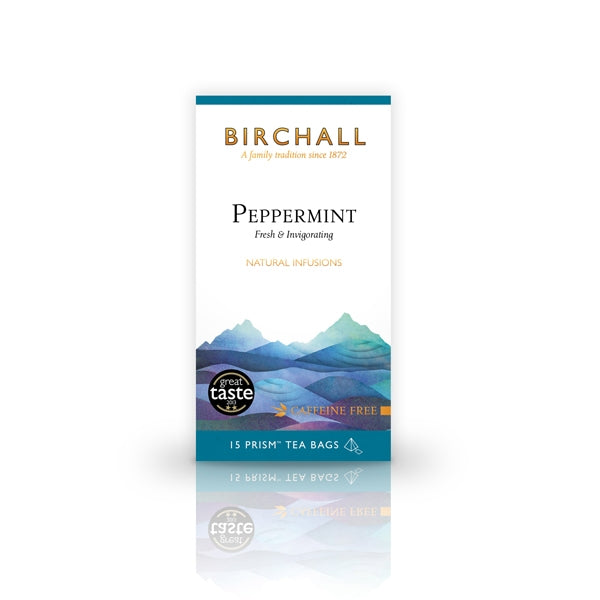 Birchall Peppermint - 15 Prism Tea Bags