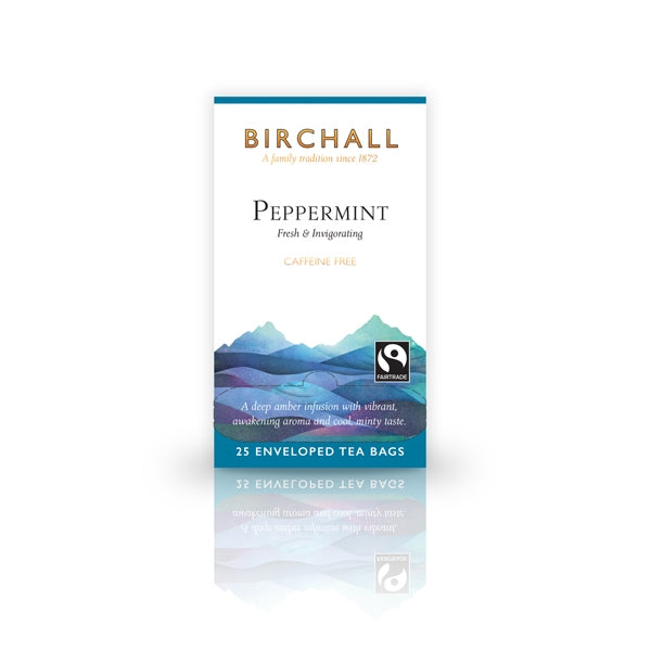 Birchall Peppermint 25 Tagged & Enveloped Tea Bags