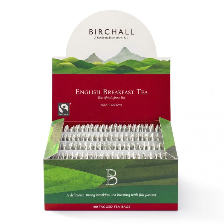 Birchall English Breakfast Tea - 100 Tagged Tea Bags