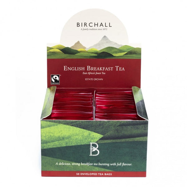 Birchall English Breakfast Tea - 50 Enveloped Tea Bags