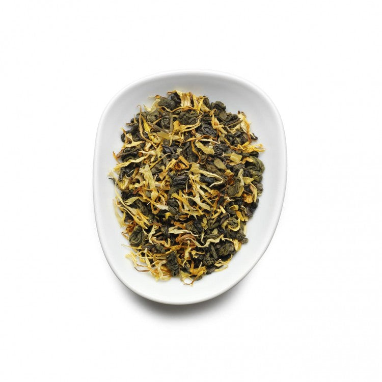 Birchall Green Tea and Peach - 125g Loose Leaf Tea