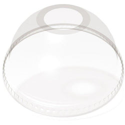 Lids Clear Plastic Domed, Recyclable, 12oz (1000)