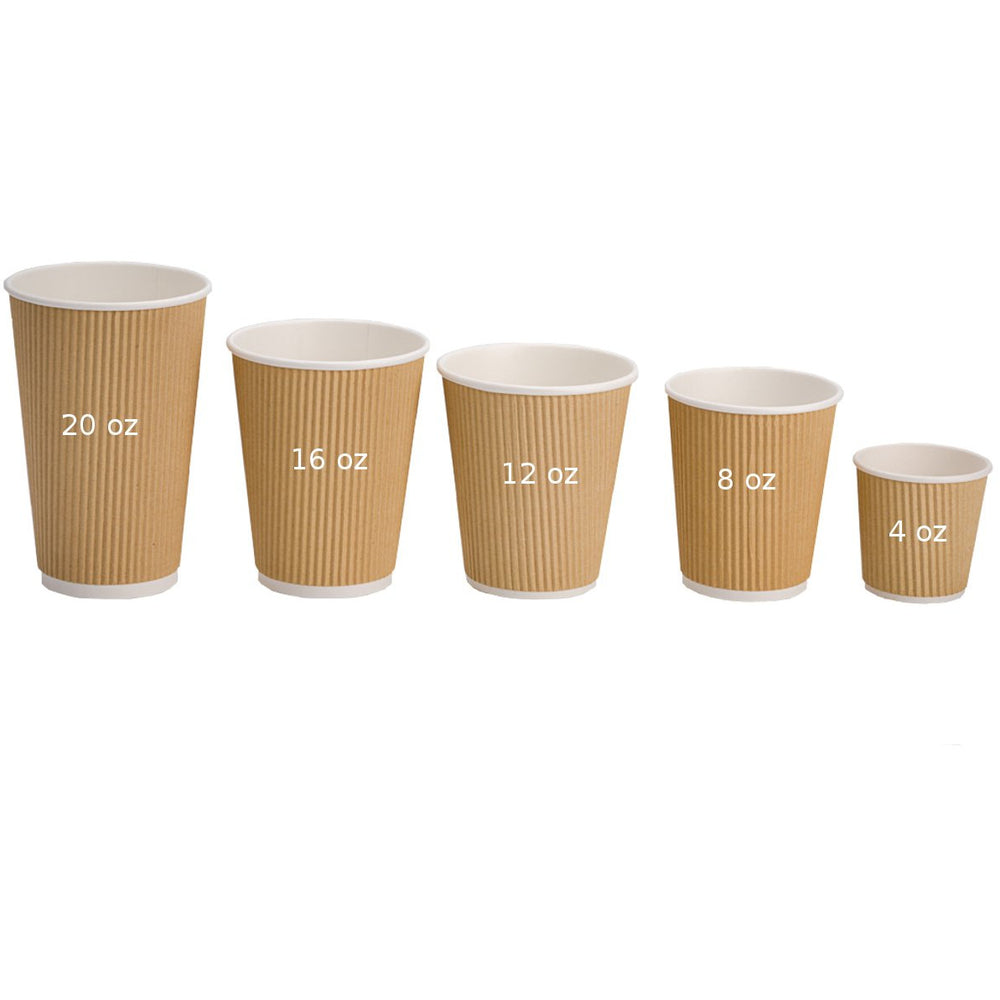 Extra large (20oz) Ripple Takeaway Cups x 500
